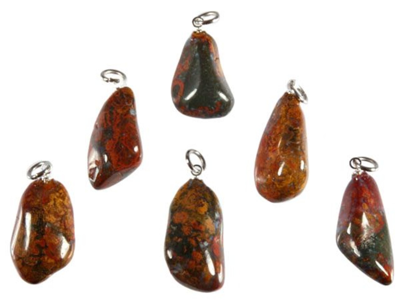 Universiet (jaspis met chalcedoon) hanger Universiet (jaspis met chalcedoon) hanger