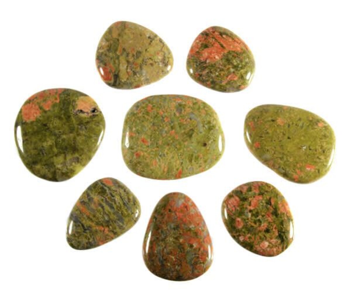 Unakiet steen plat gepolijst