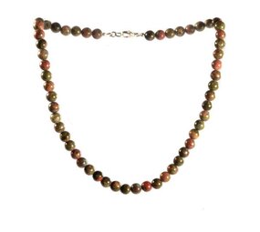 Unakiet ketting 8 mm kralen Unakiet ketting 8 mm kralen