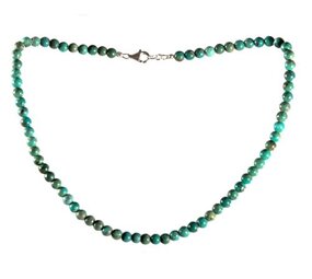 Turkoois ketting A-kwaliteit 6 mm kralen Turkoois ketting A-kwaliteit 6 mm kralen
