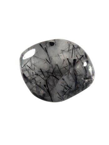 Toermalijnkwarts steen getrommeld 5 - 10 gram