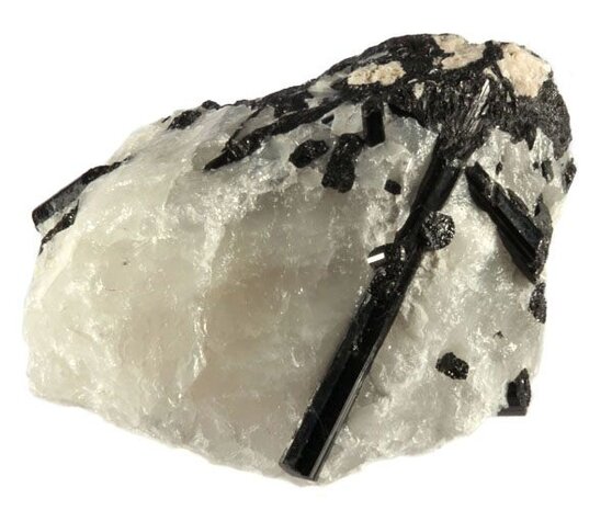 Toermalijnkwarts ruw 50 - 100 gram