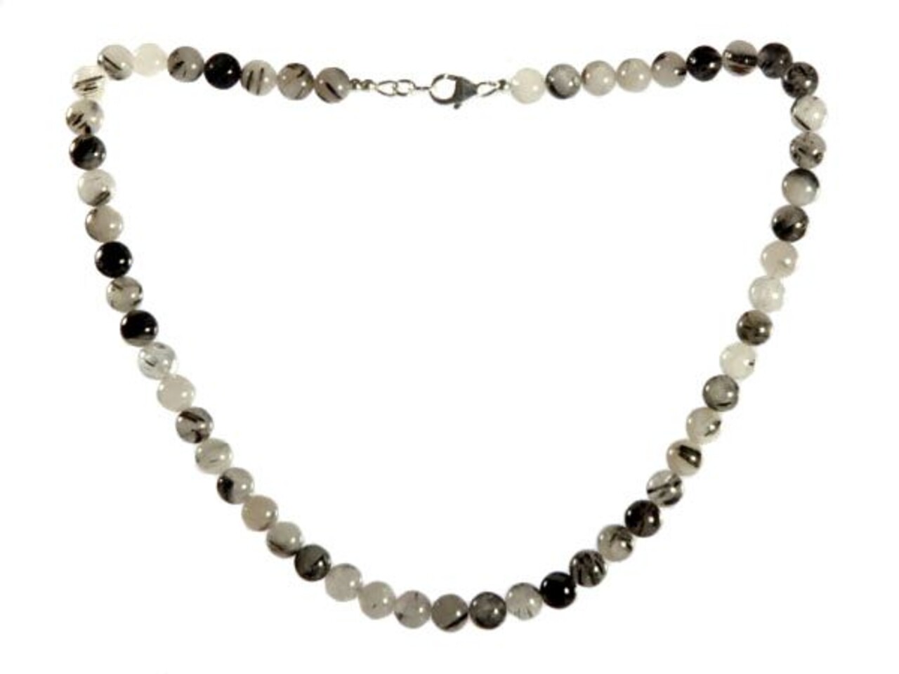 Toermalijnkwarts ketting 8 mm kralen Toermalijnkwarts ketting 8 mm kralen