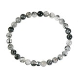 Toermalijnkwarts armband 18 cm | 6 mm kralen