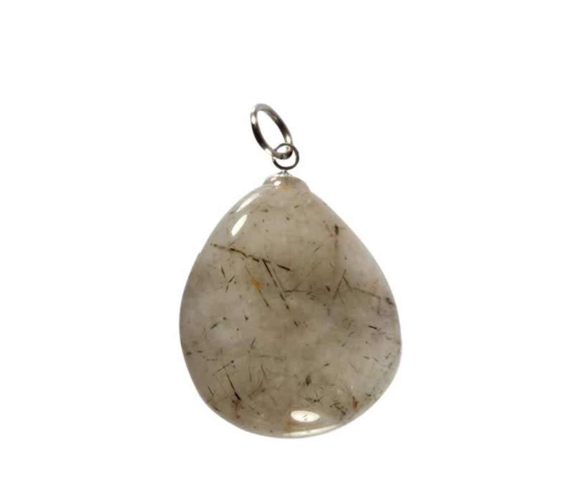 Toermalijnkwarts (groen) hanger Toermalijnkwarts (groen) hanger