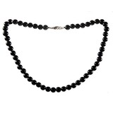 Toermalijn (zwart) ketting 8 mm kralen Toermalijn (zwart) ketting 8 mm kralen