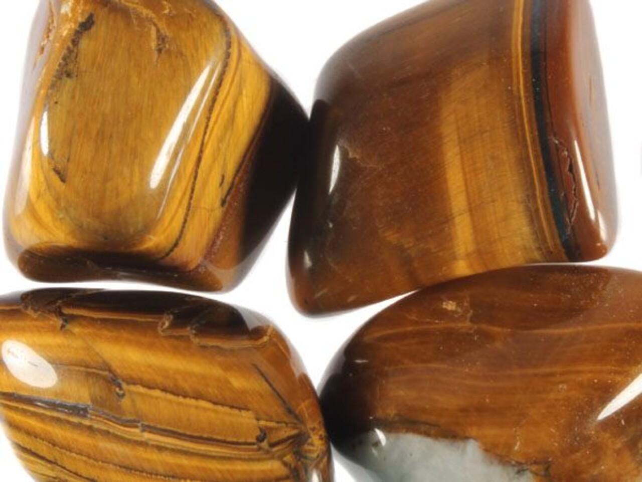 Tijgeroog steen getrommeld | extra groot (XL)