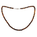 Tijgeroog ketting 6 mm kralen Tijgeroog ketting 6 mm kralen
