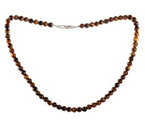 Tijgeroog ketting 6 mm kralen Tijgeroog ketting 6 mm kralen