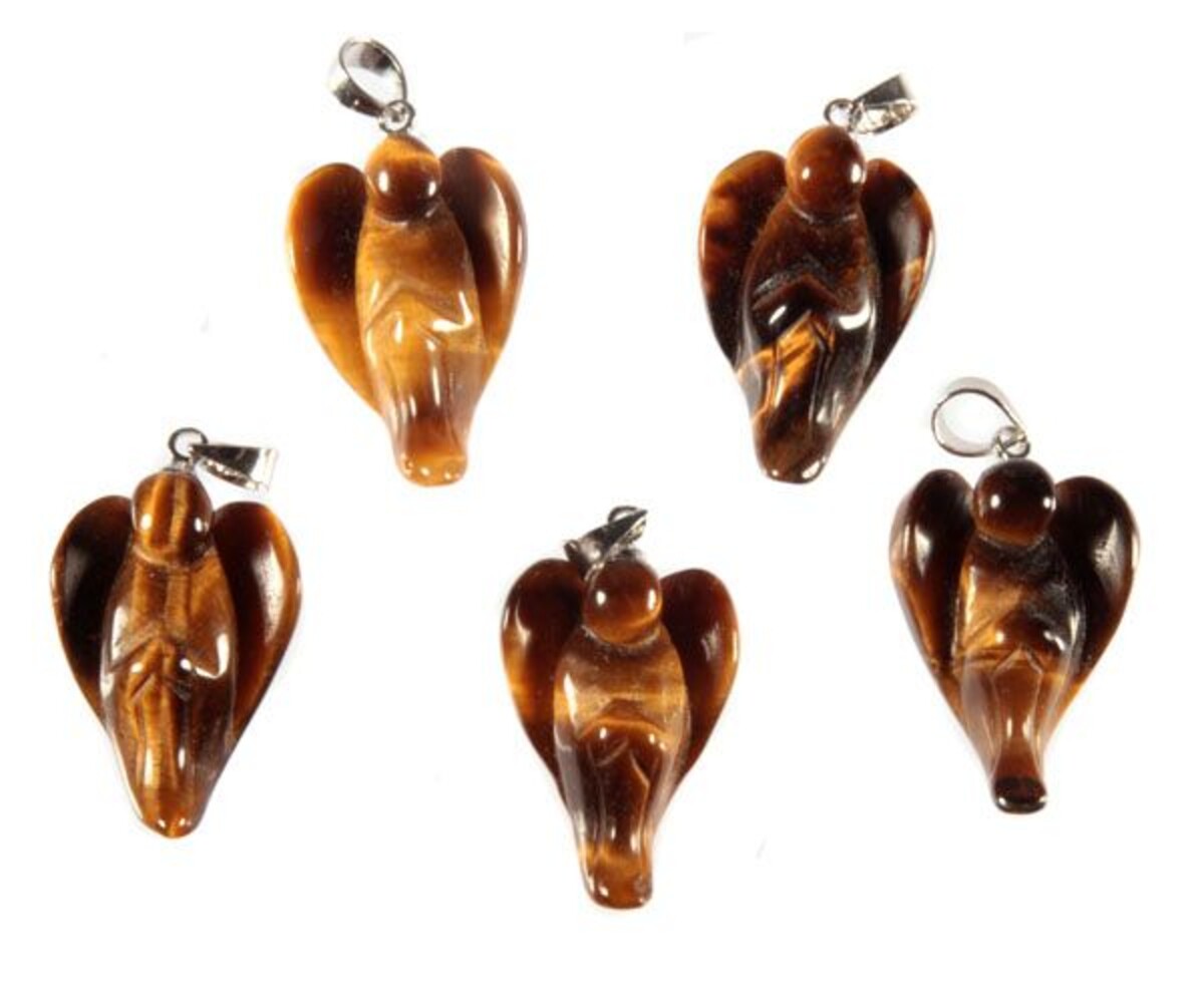 Tijgeroog hanger engel Tijgeroog hanger engel