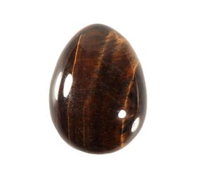 Tijgeroog edelsteen ei 4,5 x 3,5 cm
