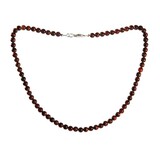 Tijgeroog (rood) ketting 6 mm kralen Tijgeroog (rood) ketting 6 mm kralen