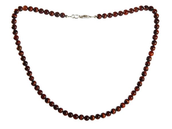 Beste Tijgeroog (rood) ketting 6 mm kralen - Spiritual Garden GJ-44