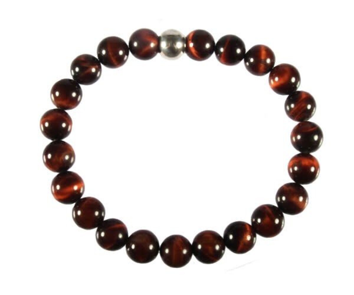 Tijgeroog (rood) armband 18 cm | 8 mm kralen Tijgeroog (rood) armband 18 cm | 8 mm kralen