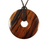 Tijgerijzer hanger donut 4 cm Tijgerijzer hanger donut 4 cm