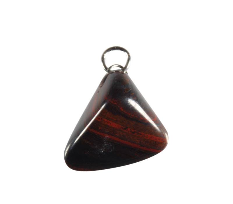 Carneool spiraal hanger, goudkleurig, trommelsteen, circa 2 cm - Happy