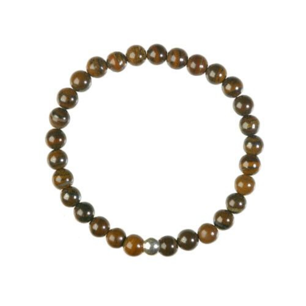 Tijgerijzer armband 18 cm | 6 mm kralen Tijgerijzer armband 18 cm | 6 mm kralen