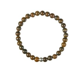 Tijgerijzer armband 18 cm | 6 mm kralen Tijgerijzer armband 18 cm | 6 mm kralen