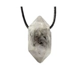 Tibetaanse zwarte kwarts hanger kristal doorboord Tibetaanse zwarte kwarts hanger kristal doorboord