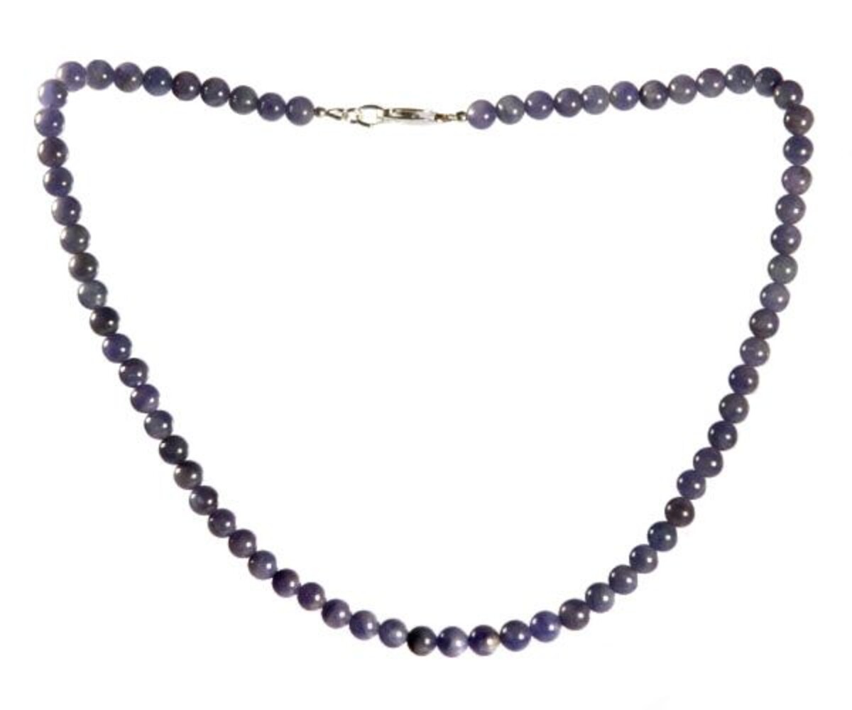 Tanzaniet ketting 5 - 6 mm kralen Tanzaniet ketting 5 - 6 mm kralen