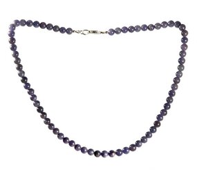 Tanzaniet ketting 5 - 6 mm kralen Tanzaniet ketting 5 - 6 mm kralen