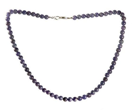 Tanzaniet ketting 5 - 6 mm kralen Tanzaniet ketting 5 - 6 mm kralen