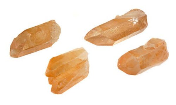 Tangerine kwarts kristal 2 - 5 gram Tangerine kwarts kristal 2 - 5 gram