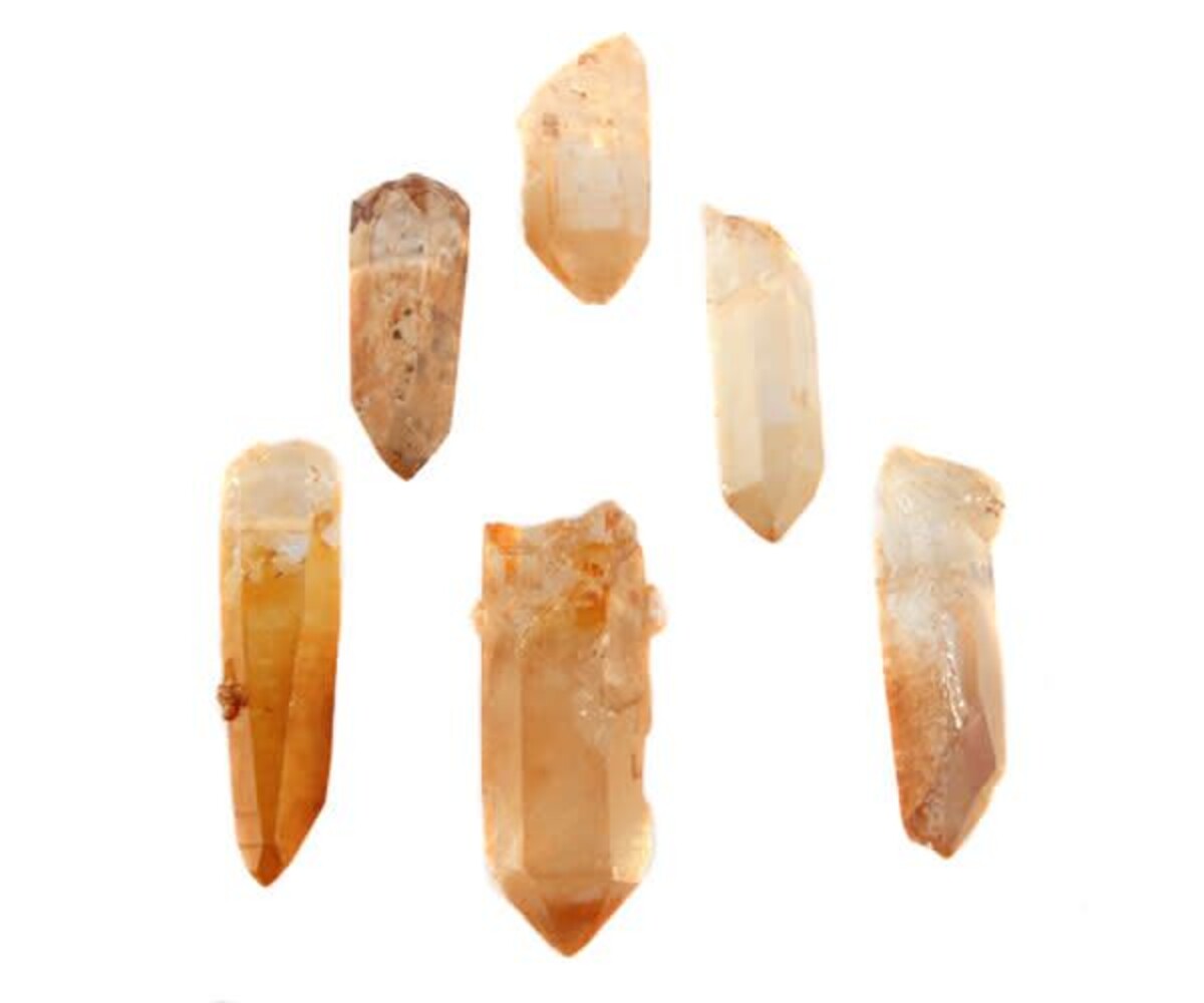 Tangerine kwarts hanger doorboord Tangerine kwarts hanger doorboord