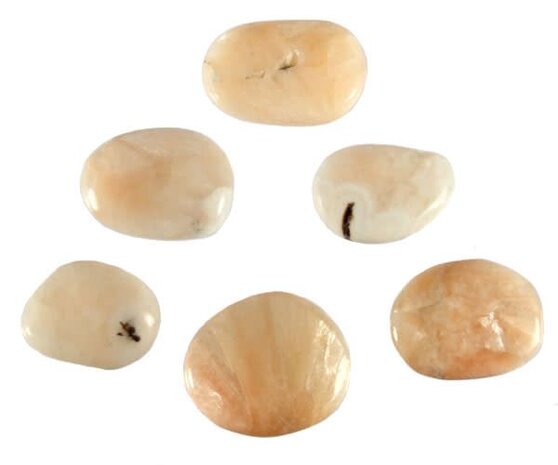 Stilbiet steen plat gepolijst Stilbiet steen plat gepolijst