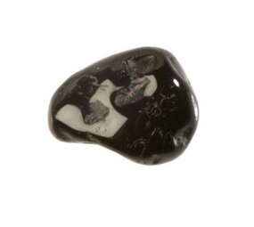 Spinel (zwart) steen getrommeld 2 - 5 gram Spinel (zwart) steen getrommeld 2 - 5 gram