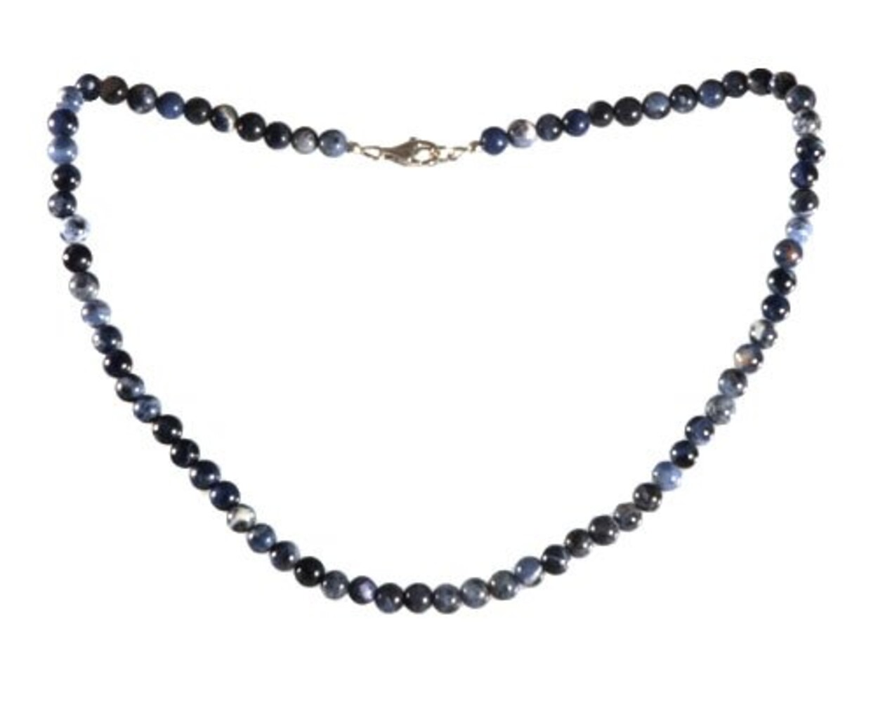 Sodaliet ketting 6 mm kralen