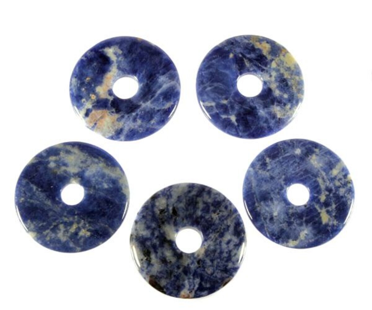 Sodaliet hanger donut 4 cm