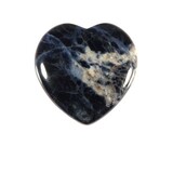 Sodaliet edelsteen hart 3 cm Sodaliet edelsteen hart 3 cm