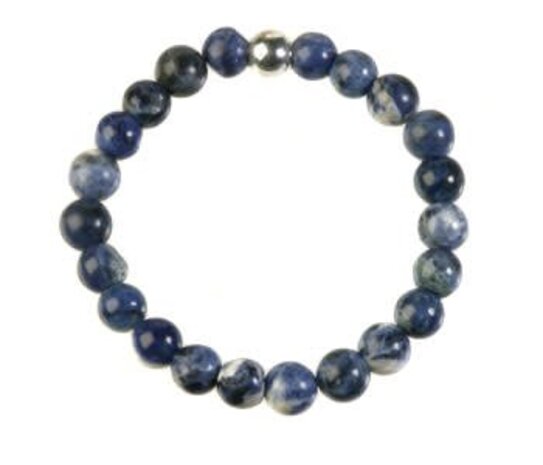 Sodaliet armband 20 cm | 8 mm kralen Sodaliet armband 20 cm | 8 mm kralen
