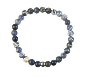 Sodaliet armband 18 cm | 6 mm kralen Sodaliet armband 18 cm | 6 mm kralen