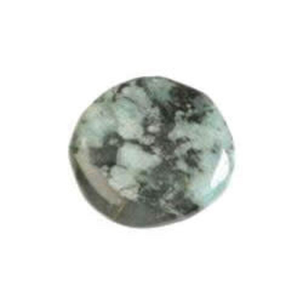 Smaragd steen plat gepolijst