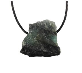 Smaragd hanger ruw doorboord