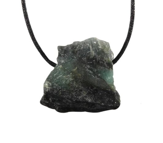 Smaragd hanger ruw doorboord