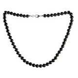 Shungiet ketting 8 mm kralen