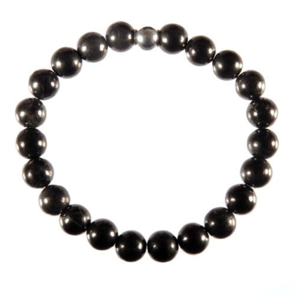 Shungiet armband 20 cm | 8 mm kralen Shungiet armband 20 cm | 8 mm kralen