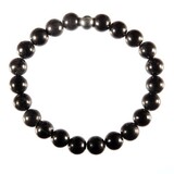 Shungiet armband 18 cm | 8 mm kralen