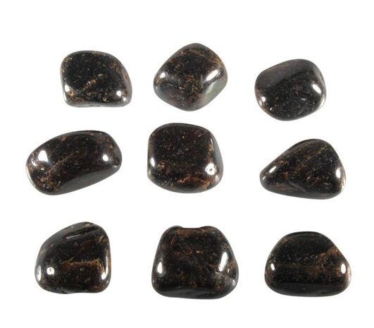 Sfaleriet of zinkblende steen getrommeld 30 - 50 gram Sfaleriet of zinkblende steen getrommeld 30 - 50 gram