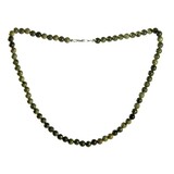 Serpentijn (Russisch) ketting 6 mm kralen Serpentijn (Russisch) ketting 6 mm kralen