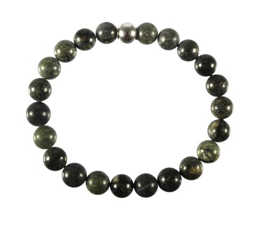 Serpentijn (Russisch) armband 18 cm | 8 mm kralen Serpentijn (Russisch) armband 18 cm | 8 mm kralen