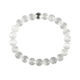 Seleniet armband 18 cm | 8 mm kralen