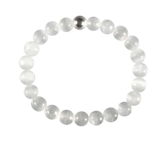 Seleniet armband 18 cm | 8 mm kralen Seleniet armband 18 cm | 8 mm kralen