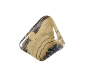 Schalenblende steen getrommeld 5 - 10 gram Schalenblende steen getrommeld 5 - 10 gram