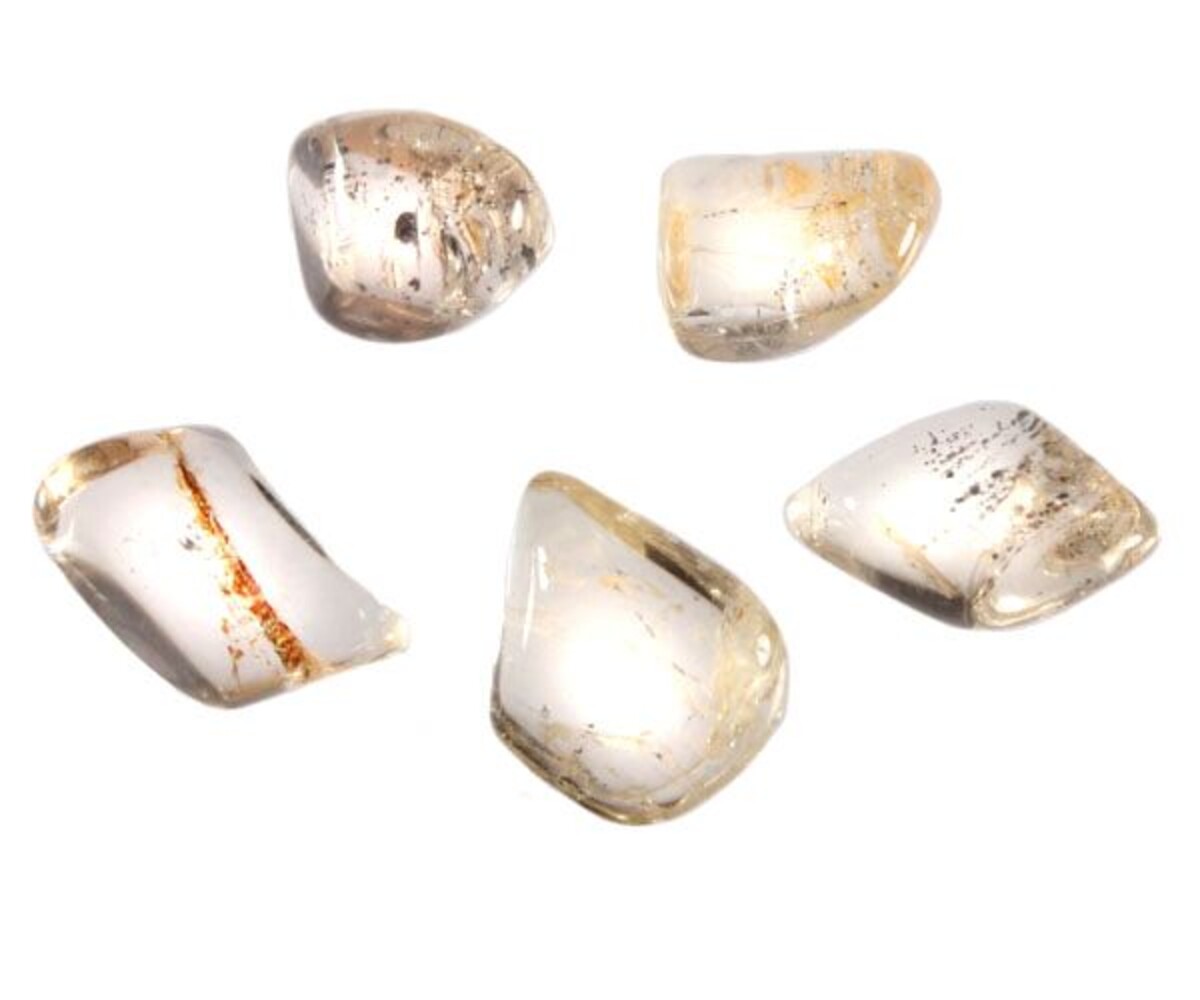 Scapoliet (geel) steen getrommeld 2 - 5 gram Scapoliet (geel) steen getrommeld 2 - 5 gram