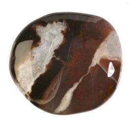 Sardonyx steen plat gepolijst Sardonyx steen plat gepolijst