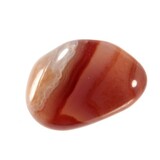 Sardonyx (rood) steen getrommeld | middel (M) Sardonyx (rood) steen getrommeld | middel (M)